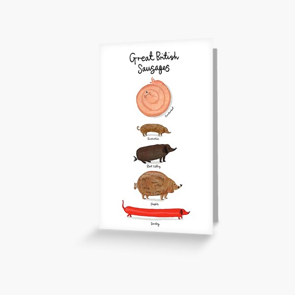 Item preview, Great British Sausages designed and sold by fayefinney.