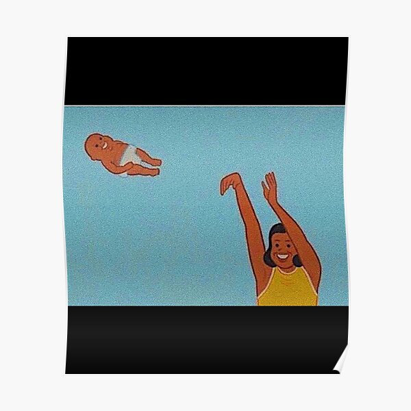 Yeet Baby Meme Poster For Sale By Kidslovetorock Redbubble