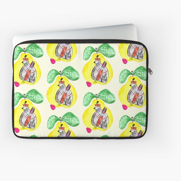 Quail in a Quince Laptop Sleeve