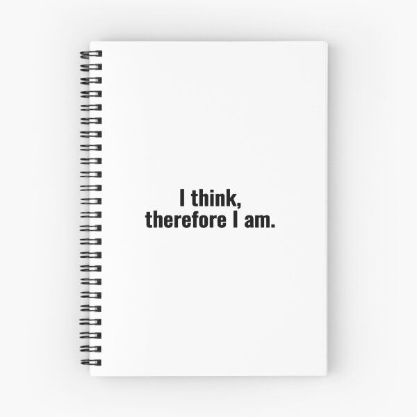 Item preview, I think, therefore I am. designed and sold by Vanion.