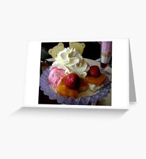 Ice Cream and Fruit Greeting Card