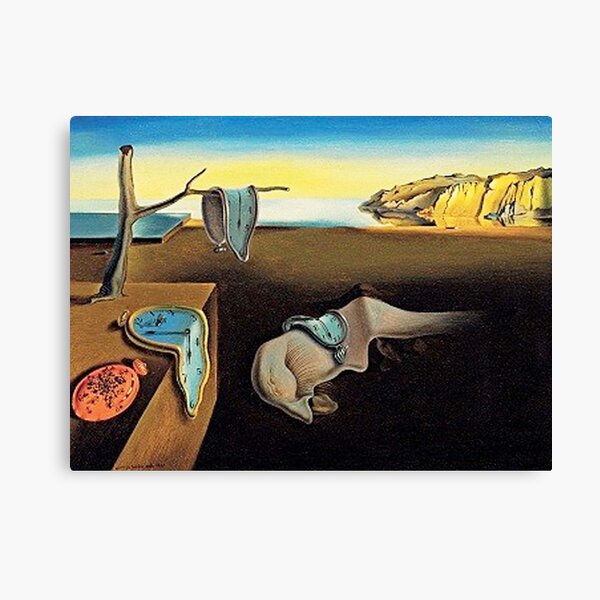 DALI, Salvador Dali, The Persistence of Memory, 1931. Canvas Print