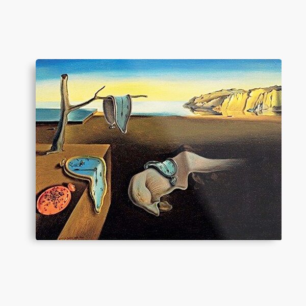 DALI, Salvador Dali, The Persistence of Memory, 1931. Metal Print