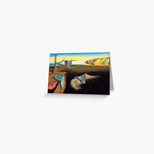 DALI, Salvador Dali, The Persistence of Memory, 1931. Greeting Card
