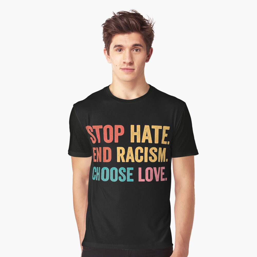 Buffalo Bills Choose Love Stop Hate End Racism T Shirt - Teeholly