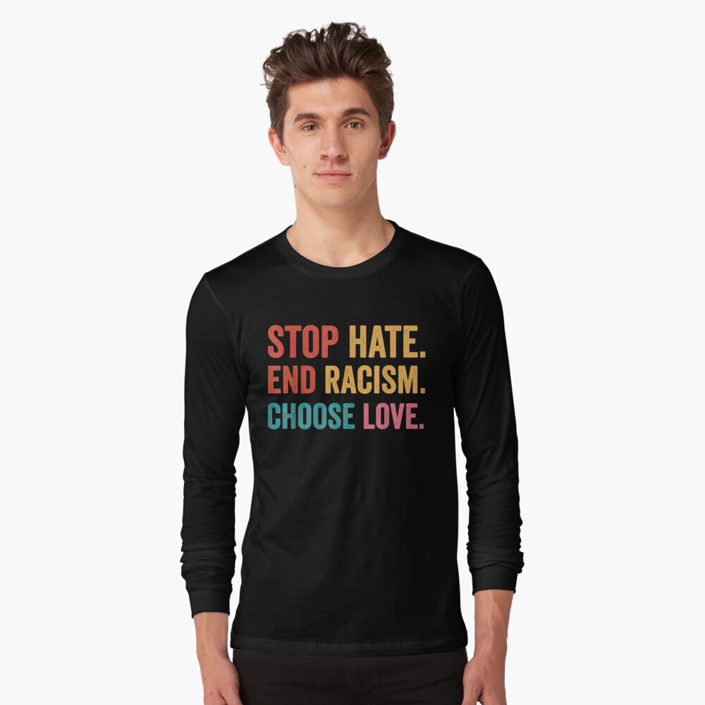 Buffalo Bills Choose Love Stop Hate End Racism T Shirt - Teeholly