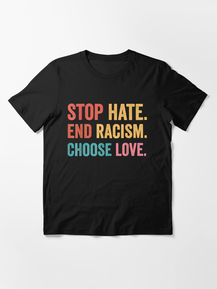 Buffalo Bills Choose Love Stop Hate End Racism T Shirt - Teeholly