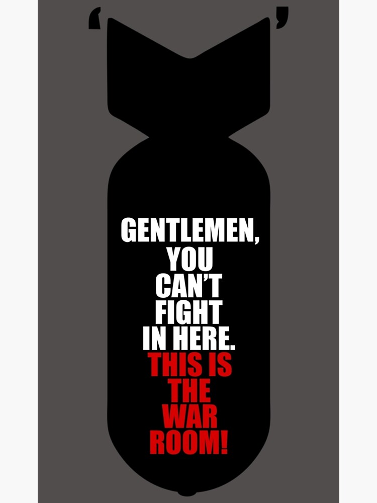 "This Is The War Room! Poster" Sticker by stoltsphmccu Redbubble