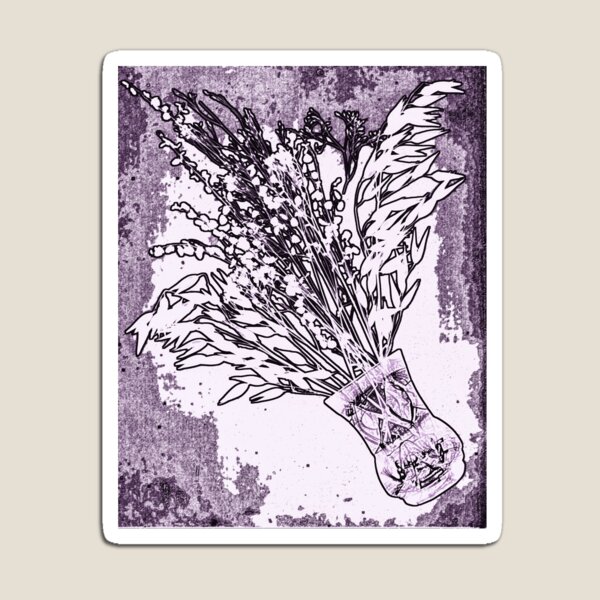 Item preview, Vase and Flowers Photogram - purple designed and sold by sarahfmorris.