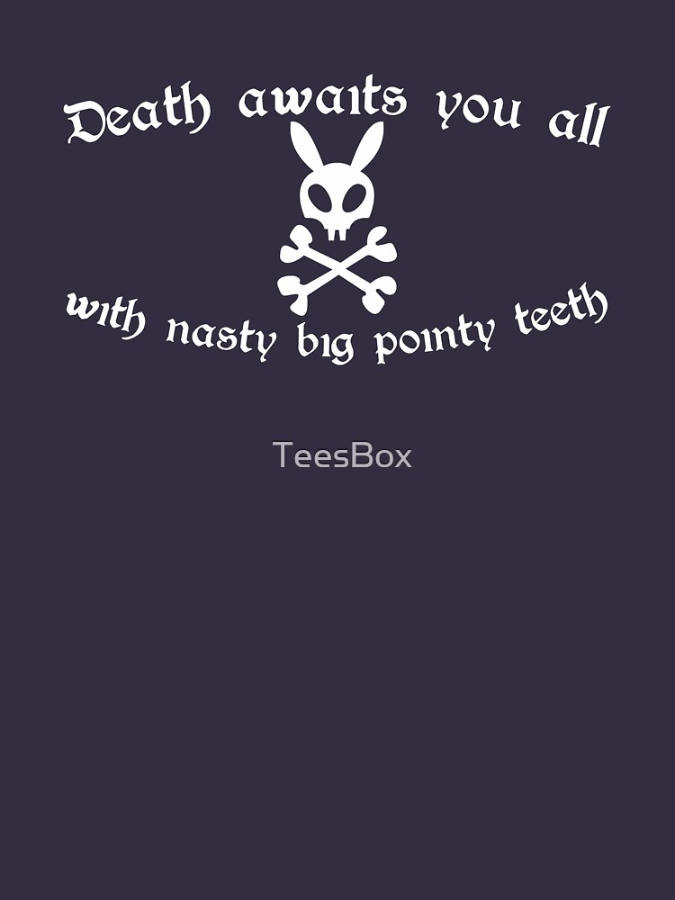 Thumbnail 7 of 7, Essential T-Shirt, Death Awaits You All With Nasty, Big, Pointy Teeth designed and sold by TeesBox.