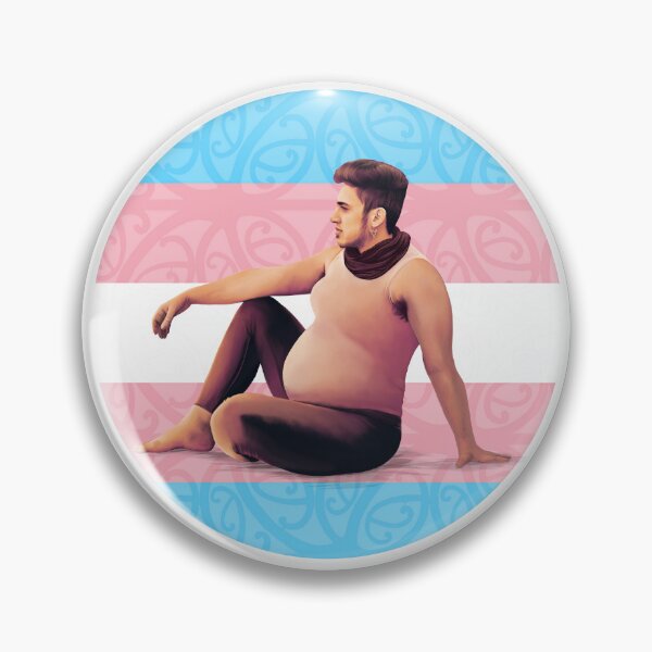 Item preview, We exist! Pregnant trans man. designed and sold by Gender Minorities Aotearoa.