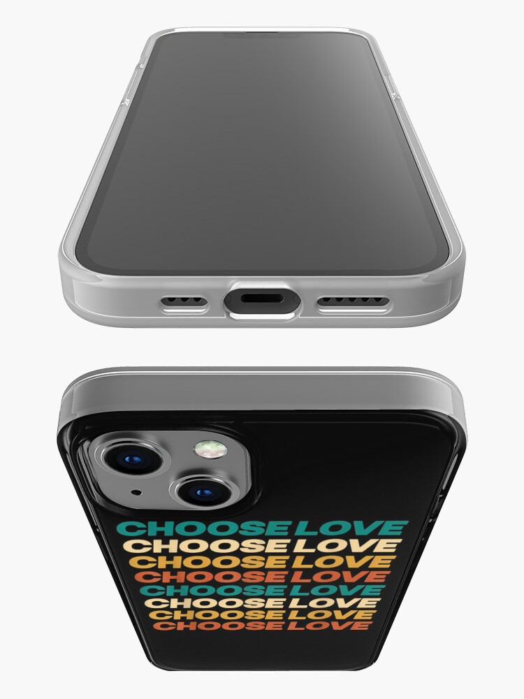 Discover Choose Love Buffalo Text iPhone Case