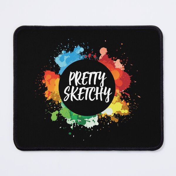 Item preview, Pretty Sketchy Art Color Splash Painting Artist Gift designed and sold by haselshirt.