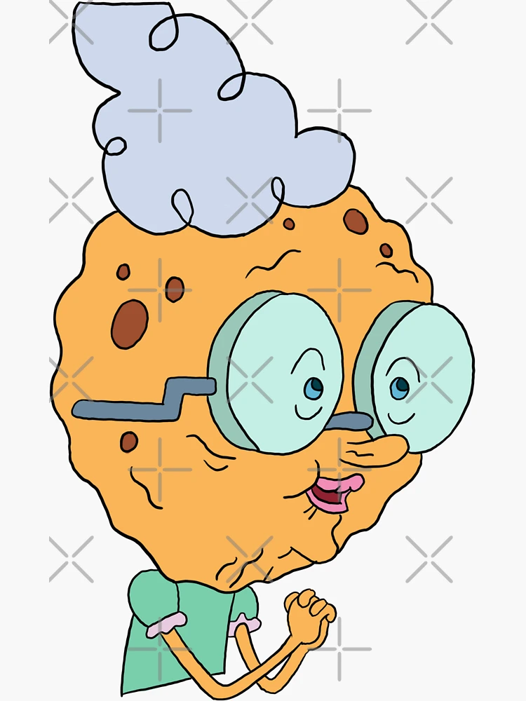 Grandma Squarepants Sticker