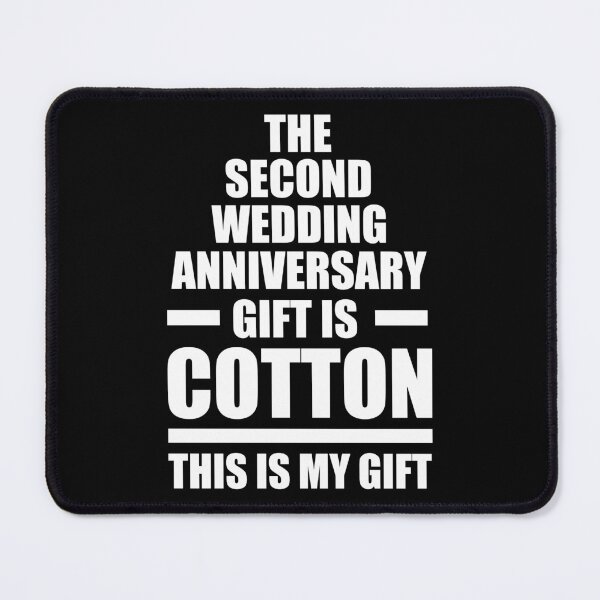 Item preview, Anniversary Second Wedding Anniversary Gift is Cotton designed and sold by haselshirt.