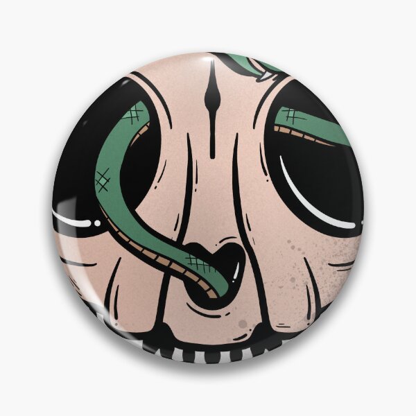 Item preview, cat skull and snake designed and sold by keyoveride.