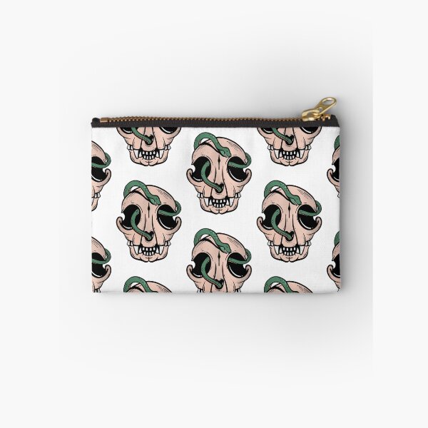 Item preview, cat skull and snake designed and sold by keyoveride.