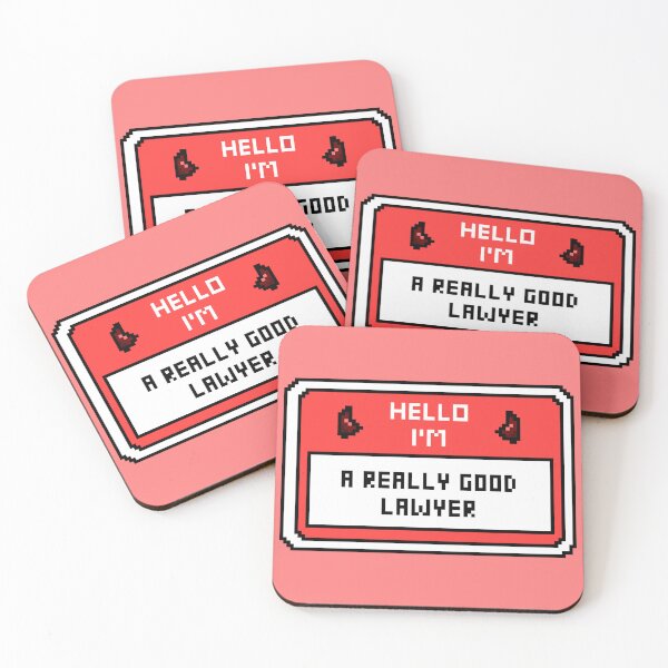 Item preview, really good lawyer name tag designed and sold by gummieturtle.