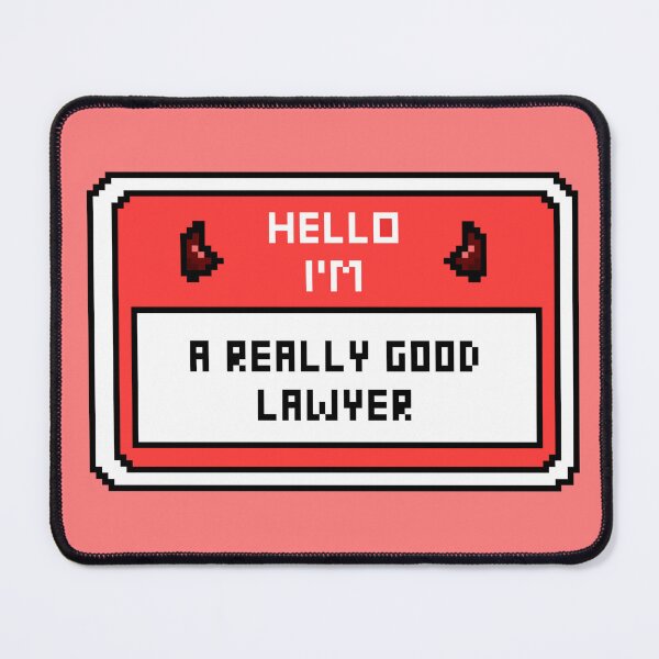 Item preview, really good lawyer name tag designed and sold by gummieturtle.