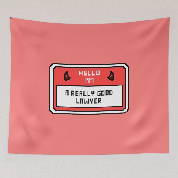 Item preview, really good lawyer name tag designed and sold by gummieturtle.