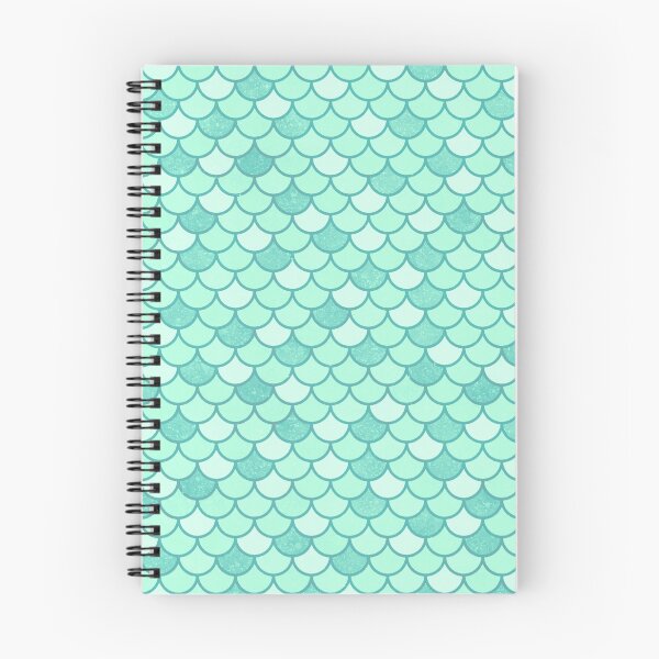 Item preview, Light Teal Mermaid Scales Pattern designed and sold by Saanis.