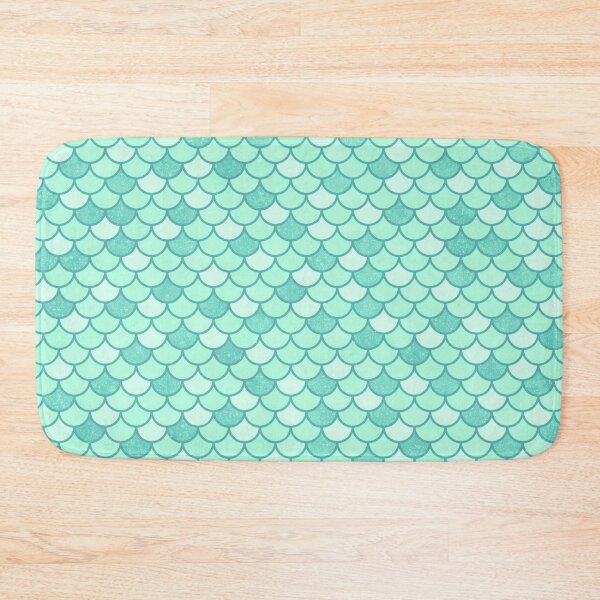 Item preview, Light Teal Mermaid Scales Pattern designed and sold by Saanis.