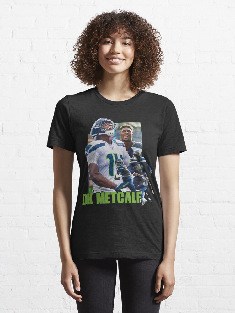 Seattle Seahawks Dk Metcalf Grey T-Shirt, X-Large