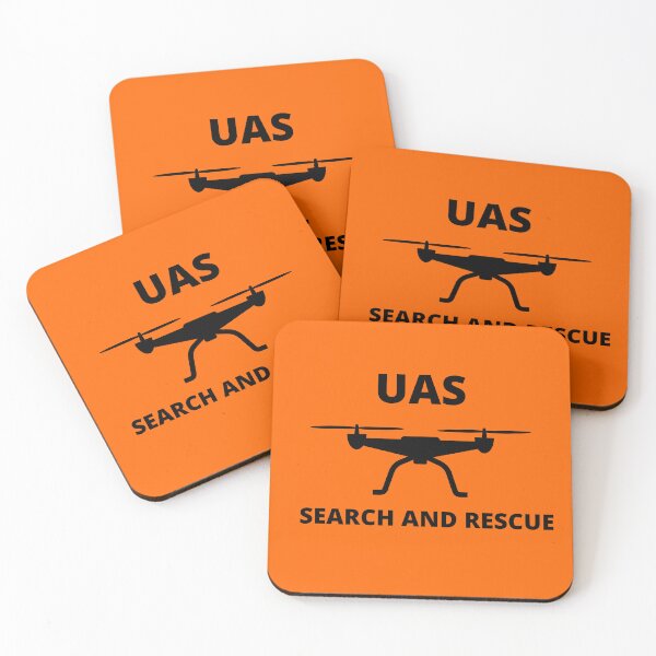 Item preview, Drone UAS Search and Rescue SAR/Safety orange designed and sold by TheContactor.