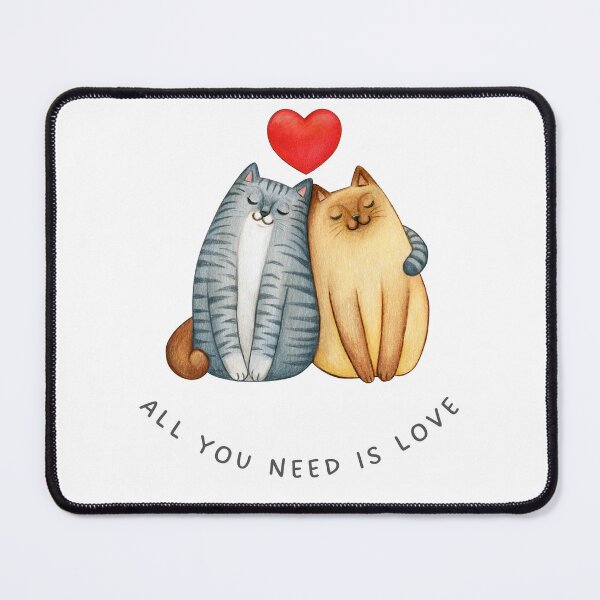 Item preview, All You Need Is Love Cute Cat Lover  designed and sold by Purrty  Dots.