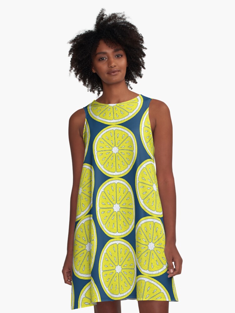 Vintage 2024 lemon dress