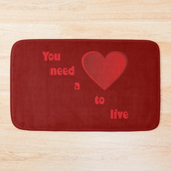 Item preview, You need a heart to live designed and sold by SolidEarthArt.