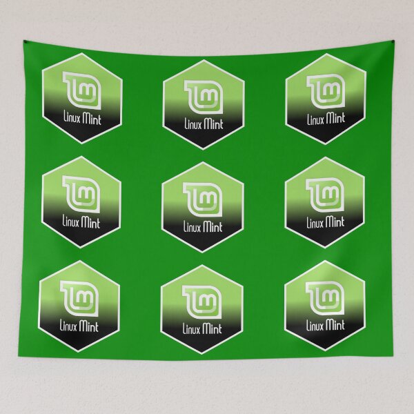 Item preview, hexagonal hex linux designed and sold by yourgeekside.
