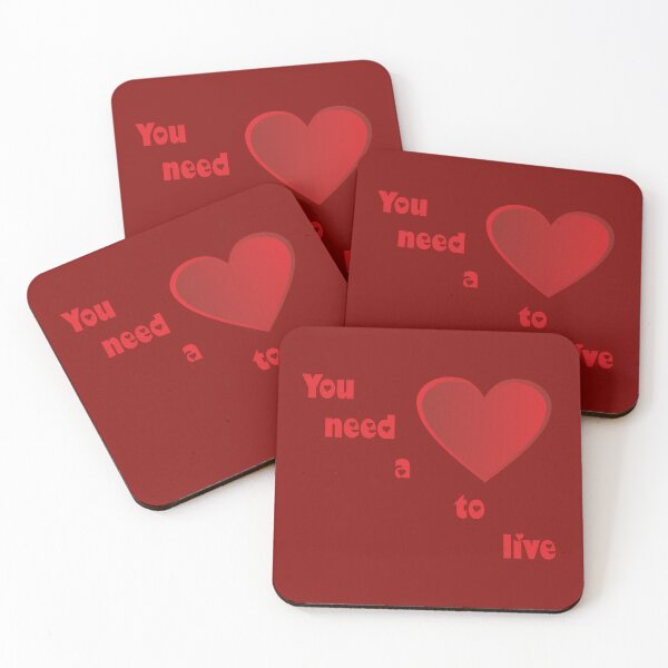 Item preview, You need a heart to live designed and sold by SolidEarthArt.
