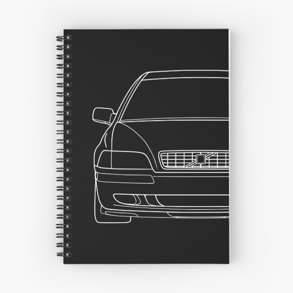 Item preview, S40/V40 T4 front white lines best t-shirt design  designed and sold by EdimDesign.