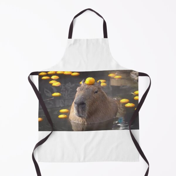 Item preview, Capybara with orange designed and sold by FunkisDesignes.