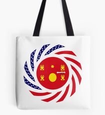Hmong American Multinational Patriot Flag Series 1.0 Tote Bag