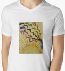 Ribbons of sunlight Men's V-Neck T-Shirt