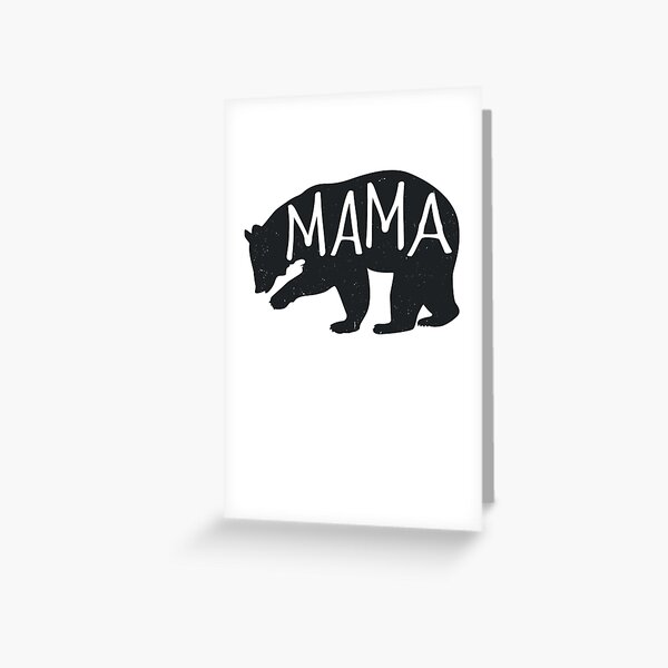 Mama Bear Floral Poster for Sale by heyrk