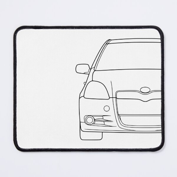 Item preview, Toyota Yaris Vitz Platz Echo 1999-2003 black lines designed and sold by EdimDesign.