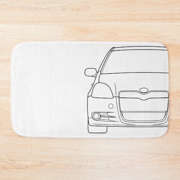 Item preview, Toyota Yaris Vitz Platz Echo 1999-2003 black lines designed and sold by EdimDesign.