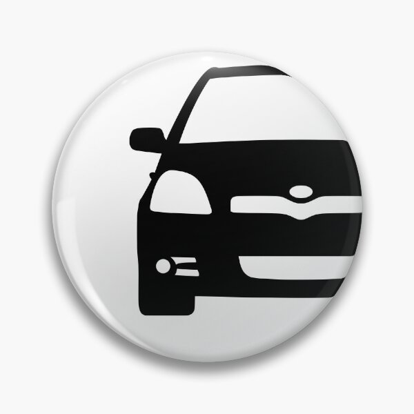 Item preview, Toyota Yaris Vitz Platz Echo 1999-2003 black silhouette designed and sold by EdimDesign.