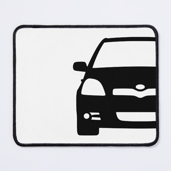 Item preview, Toyota Yaris Vitz Platz Echo 1999-2003 black silhouette designed and sold by EdimDesign.