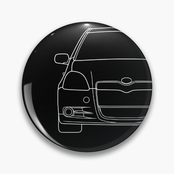 Item preview, Toyota Yaris Vitz Platz Echo 1999-2003 white lines designed and sold by EdimDesign.