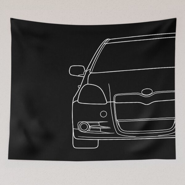 Item preview, Toyota Yaris Vitz Platz Echo 1999-2003 white lines designed and sold by EdimDesign.