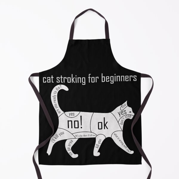 Item preview, Cat Stroking For Beginners Guide - Funny Cats Chart designed and sold by V0L0S.