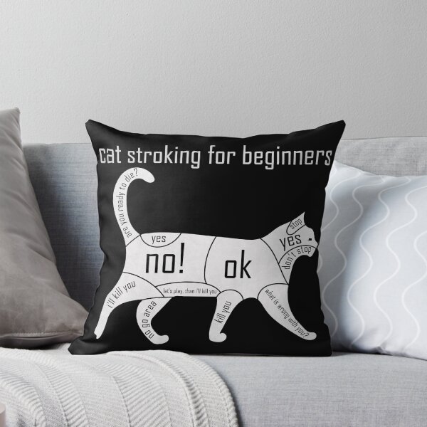 Item preview, Cat Stroking For Beginners Guide - Funny Cats Chart designed and sold by V0L0S.