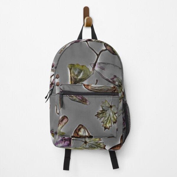 Item preview, Printing leave pattern on grey designed and sold by Trianglegreen.