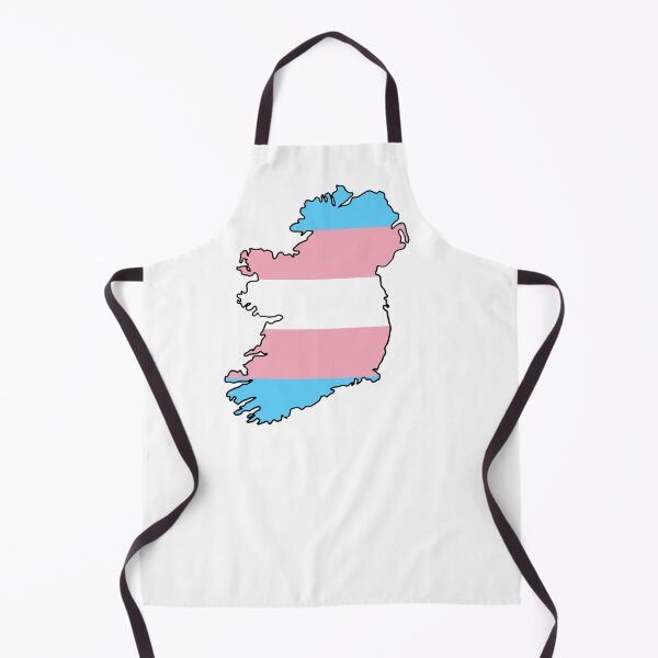 Item preview, Ireland Outline - Trans Pride Flag designed and sold by uni-que-designs.