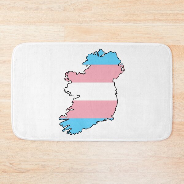 Item preview, Ireland Outline - Trans Pride Flag designed and sold by uni-que-designs.