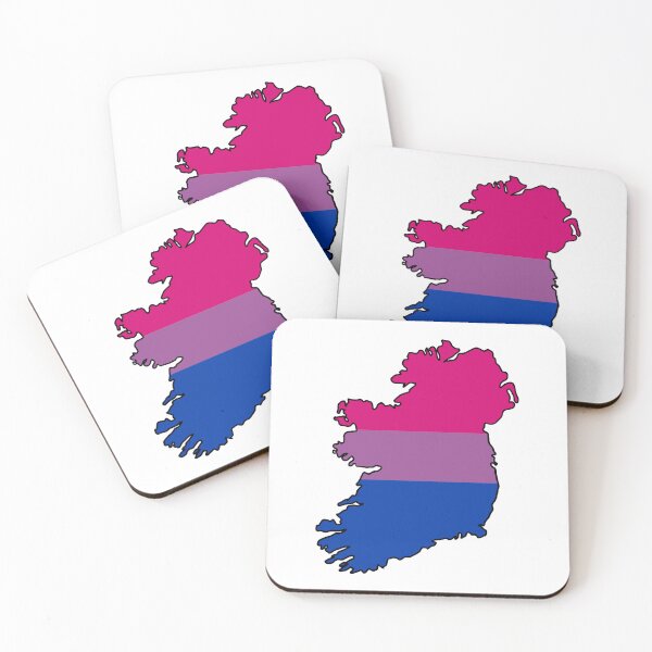 Item preview, Ireland Outline - Bi Pride Flag designed and sold by uni-que-designs.